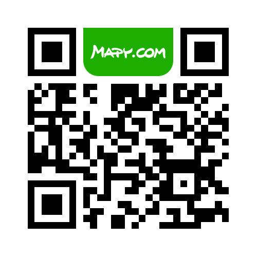 Mapa trasy wyścigu SKY w kodzie QR