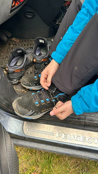 Garmont 9.81 KIDS Pulse TREK WP Buty dziecięce – Szybki system sznurowania