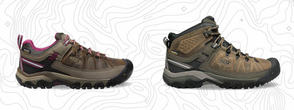 Model KEEN Targhee III w wersji niskiej i wysokiej