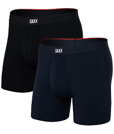 Bokserki SAXX VIBE XTRA SOFT COMFORT BOXER BRF FLY 2PK Man